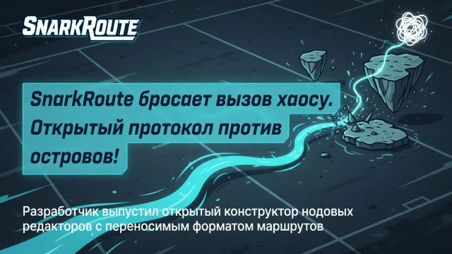 SnarkRoute бросает вызов хаосу. Открытый протокол против островов!